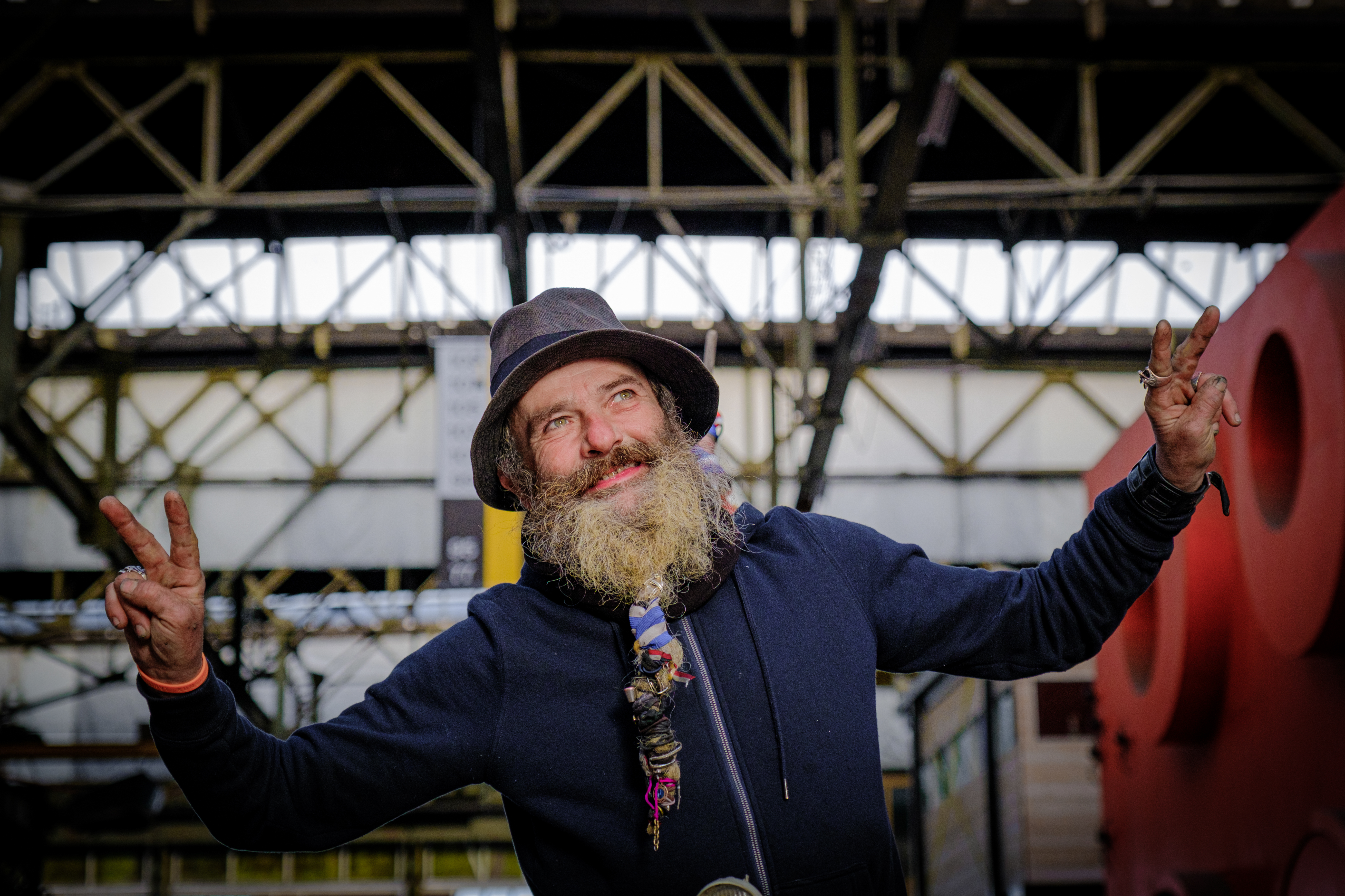Man at NDSM Docks