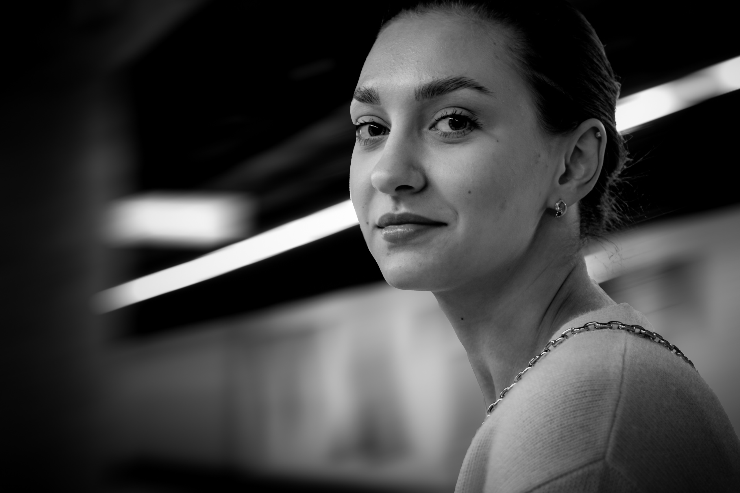 Lady in the subway